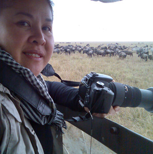 Marlene at the Masai Mara